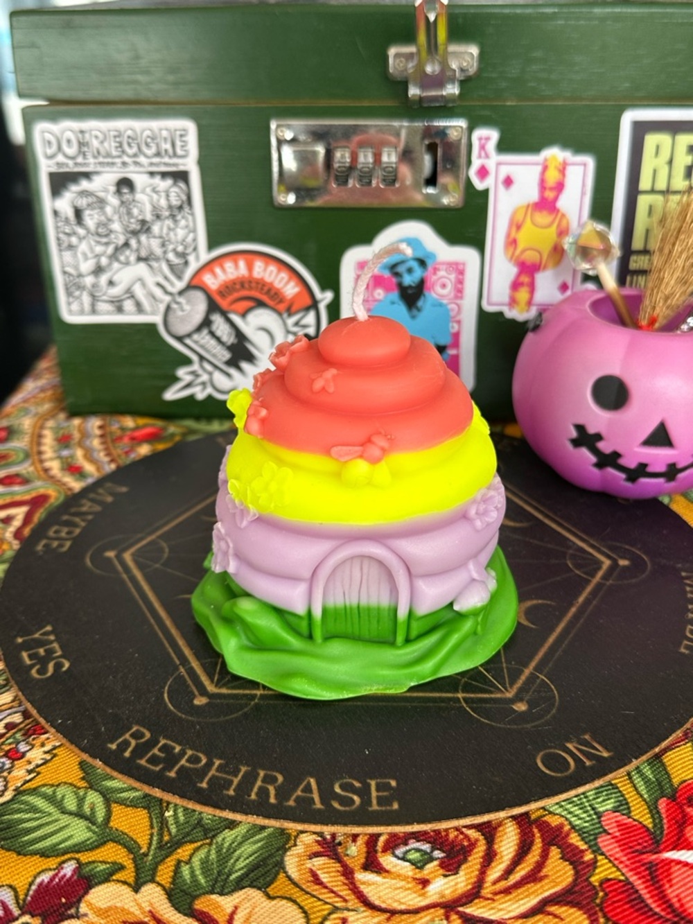 Rainbow Fairy Hive Candle